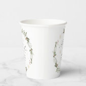 スノー・イン・ラブ ウィンター ブライダルシャワー 紙コップ (右)