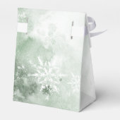 スノー イン ラブ ウィンター ブライダル シャワー フェイバーボックス (裏面サイド)