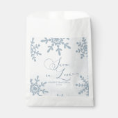 スノー・イン・ラブ ウィンター・ワンダーランド ブライダルシャワー フェイバーバッグ (正面)