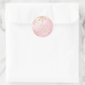 スノー・イン・ラブ ウィンター・ワンダーランド ブライダルシャワー ラウンドシール (バッグ)