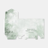 スノー・イン・ラブ ウインターブライダルシャワー フェイバーボックス (折り畳みなし)