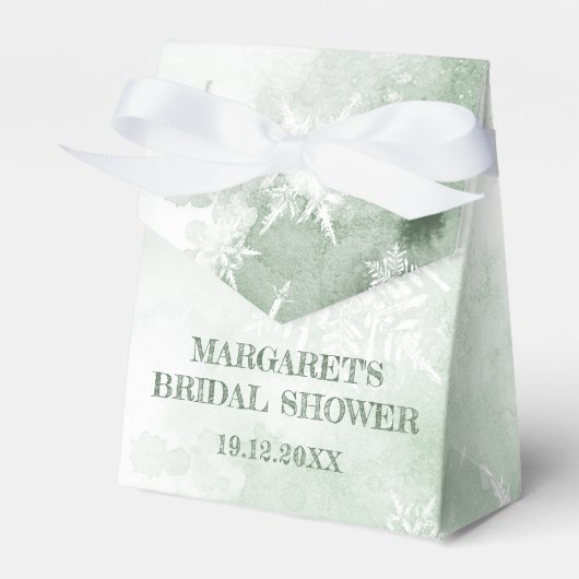 スノー・イン・ラブ ウインターブライダルシャワー フェイバーボックス (正面サイド)