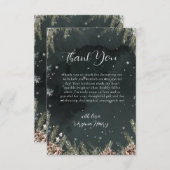 スノー イン ラブ サンキューカード (正面/裏面)