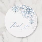 スノー・イン・ラブ ブライダルシャワー フェイバータグ (裏面)