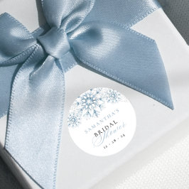 スノー・イン・ラブ ブライダルシャワー ラウンドシール