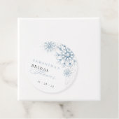 スノー イン ラブ ブライダル シャワー フェイバータグ (インサイチュ)