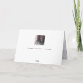 スノー·ウーズIIクリスマス·カード カード (裏面)