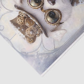 スノーAJ2デコパージュのスタームパンク白い子犬 薄葉紙 (詳細)