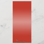 スノ赤と白ルフレッ結婚クのメニュー メニュー (裏面)