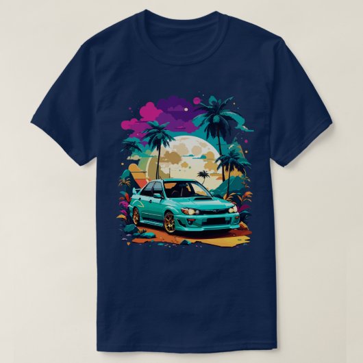 スバルインプレッサ Tシャツ (デザイン正面)