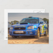 スバルインプレッサSTi SWRTスタンプ ポストカード (正面/裏面)