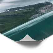 スバルティセン氷河ノルウェー ポスター (角)