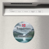 スバルティセン氷河ノルウェー マグネット (インサイチュ (食洗機))