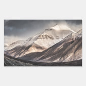 スバルバードマウンテン 長方形シール (正面)