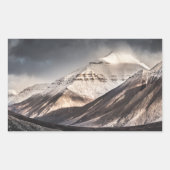 スバルバードマウンテン 長方形シール (正面)