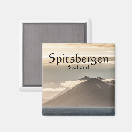 スバルバードランドスケープ写真 マグネット