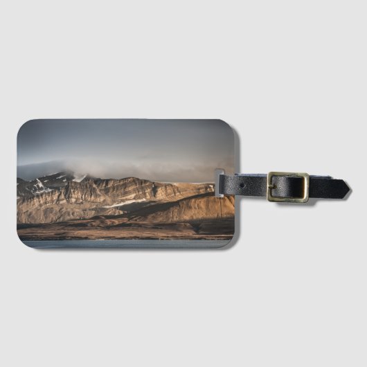 スバルバードランドスケープ写真 ラゲッジタグ (正面横)