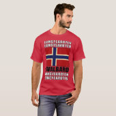 スバルバード国旗 Tシャツ (正面フル)