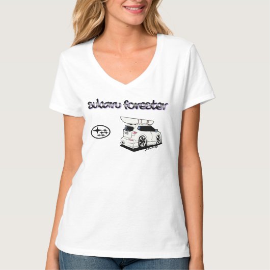 スバルフォレスターグラフィティデザイン Tシャツ (正面)