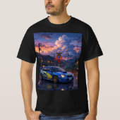 スバル インプレッサ WRX STI ツーリングカー Tシャツ (正面)