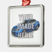 スバル・インプレッサWRX STIの写真-あなたの車を加えて下さい メタルオーナメント (左)