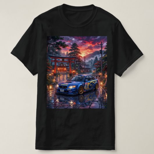 スバル レガシィ ツーリングカー Tシャツ (デザイン正面)