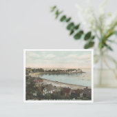 スバンプスコットMAフィッシャーマンズビーチ、エッグロックヴィンテージ ポストカード (スタンド正面)