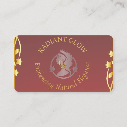 スパおよび美しい名刺 名刺 (正面)