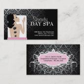スパおよび美学の名刺 名刺 (正面/裏面)