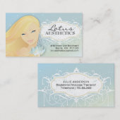 スパおよび美学の名刺 名刺 (正面/裏面)
