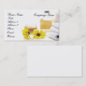 スパかマッサージの名刺 名刺 (正面/裏面)