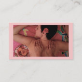 スパかマッサージセラピスト 名刺 (裏面)