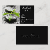 スパか美容院の名刺 名刺 (正面/裏面)