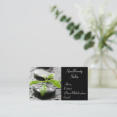 スパか美容院の名刺 名刺 (スタンド正面)