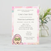 スパでの女子会招待状 招待状 (スタンド正面)