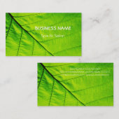 スパとサロングリーンリーフ 名刺 (正面/裏面)