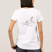 スパに家庭のTシャツを持って来て下さい Tシャツ (裏面)