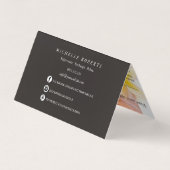 スパのスキンケアのマッサージのサロンW/Appointmentの紹介 名刺 (裏面)