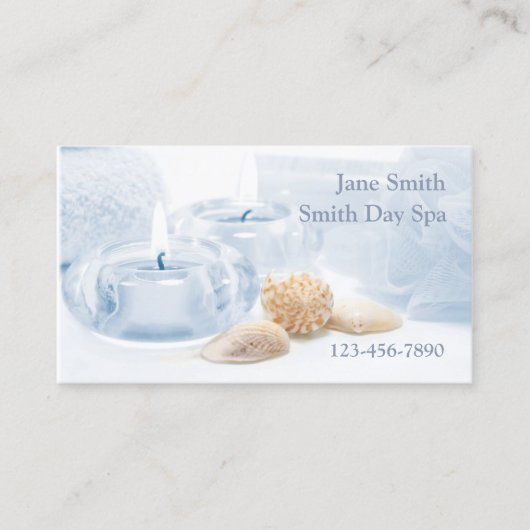 スパのテーマの名刺 名刺 (正面)
