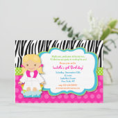 スパのバースデーパーティ招待状 招待状 (スタンド正面)