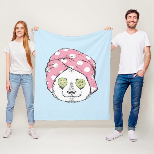 スパのパンダ フリースブランケット (インサイチュ)