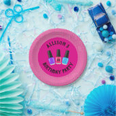 スパのパーソナライズされた誕生日パーティープレート ペーパープレート (パーティー)