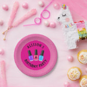 スパのパーソナライズされた誕生日パーティープレート ペーパープレート (パーティー)