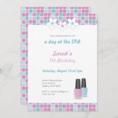 スパのパーティの招待状 招待状 (正面/裏面)