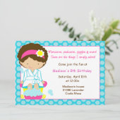 スパのパーティーの青の点 招待状 (スタンド正面)