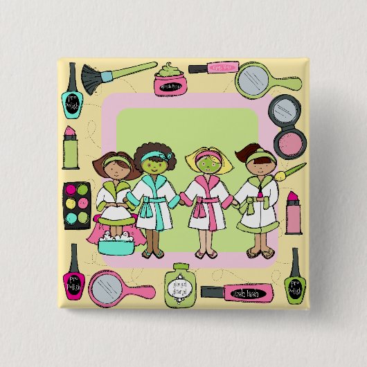 スパのパーティーボタン 缶バッジ (正面)