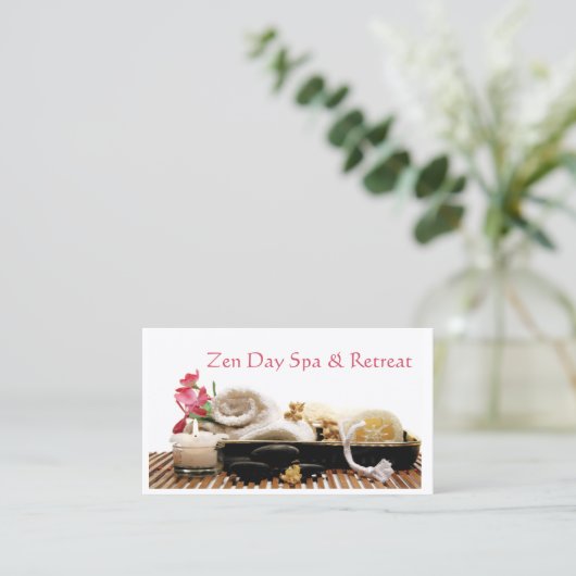 スパの名刺 名刺 (スタンド正面)