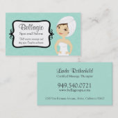 スパの名刺 名刺 (正面/裏面)