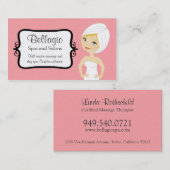 スパの名刺 名刺 (正面/裏面)