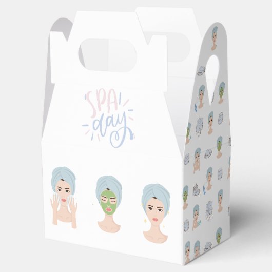 スパの日のテーマ- FaverBoxパーティー フェイバーボックス (オープン)